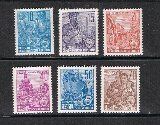 DDR 1955 - 5-vuotissuunnitelma (6)  ++/+