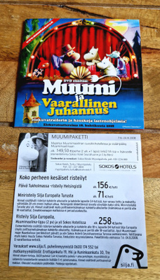 Merelle Muumien kanssa DVD. Muumiristeily Silja Line 2008