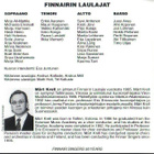 cd, Finnairin laulajat: Yölento (Finnair Singers: Night Flig - pikkukuva 3