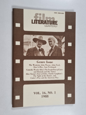 Literature/Film Quarterly - Vol 16, No. 1, 1988