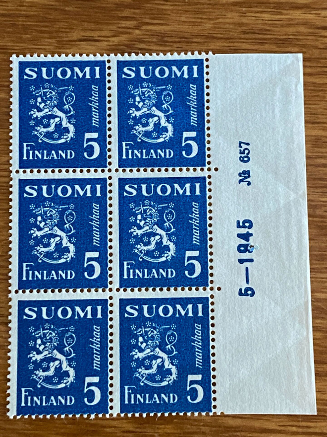 LEIJONA MALLI 1930 5MK NUMERO KUUSILO**