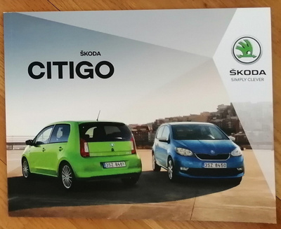 2017 Skoda Citigo esite - KUIN UUSI - 54 sivua - suom