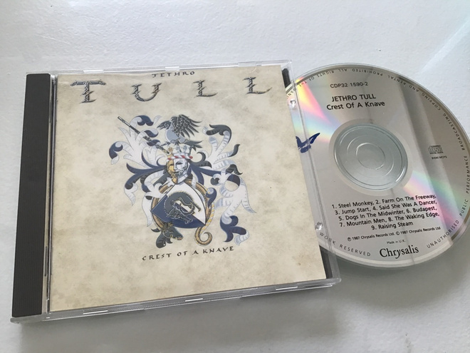 Jethro Tull . Crest of a knave orkkis chrysalis CD