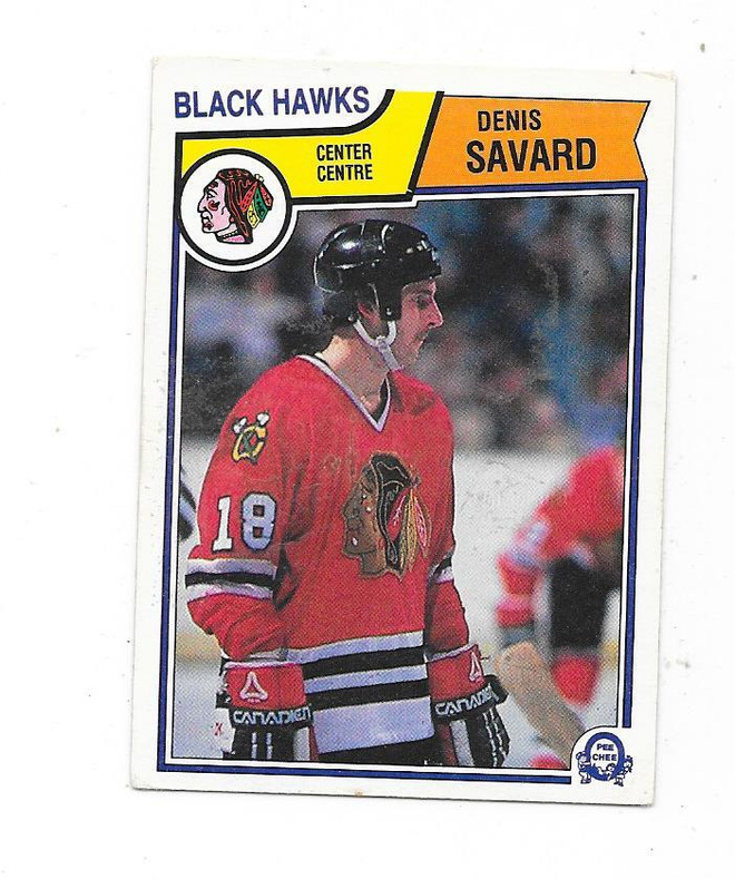 1983-84 OPC #111 Denis Savard , Chicago Blackhawks