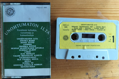 UNOHTUMATON ILTA-Venäläisiä balladeja,romansseja ym-kasetti