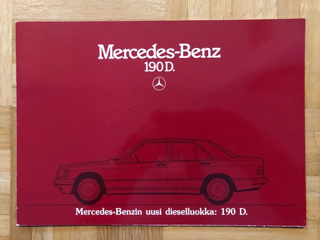 Esite Mercedes W201 190 D, 1984