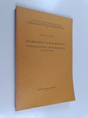 Gunnar Siven : Suomalainen sukuhakemisto = Genealogiskt r...