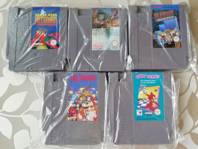 Nintendo Nes pelit 10 kpl rare oop