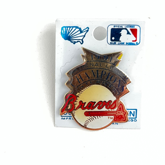 Atlanta Braves NL 1991 mestaruus pinssi