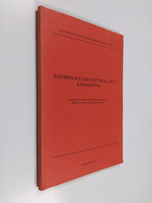 Veikko Ruoppila : Suomen kielen historiallista äänneoppia