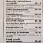 HYMY LEHTI 6 / 1982 SISÄLLYSLUETTELO KUVA 2 JA 3 - pikkukuva 2