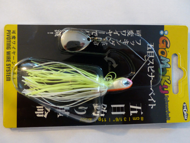 Storm Gomoku Spinnerbait 8cm, 11g Väri: Pearl Pink HeadCh.