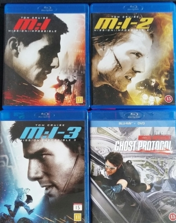Mission: Impossible - Vaarallinen tehtävä 1-4 -Blu-Ray