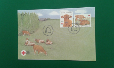 2000 fdc pr kotieläimiä
