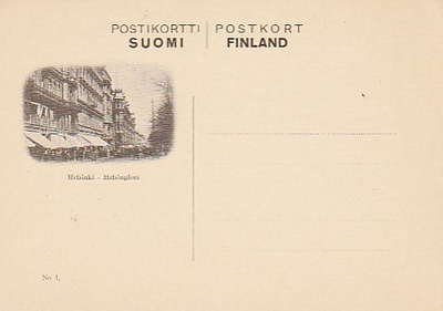 Postikortti, Helsinki , vanha