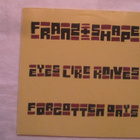 Franz+Shape: Eyes Like Knives  12" Maxi Ep 2007 Tekno - pikkukuva 1