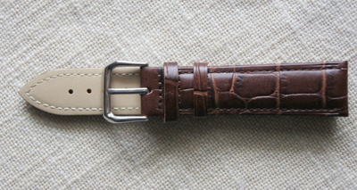 20mm ruskea nahkaranneke