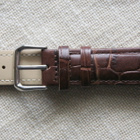 20mm ruskea nahkaranneke - pikkukuva 1