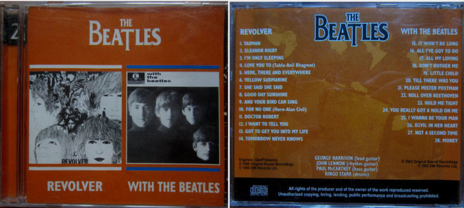 The BEATLES: REVOLVER / WITH THE BEATLES - CD
