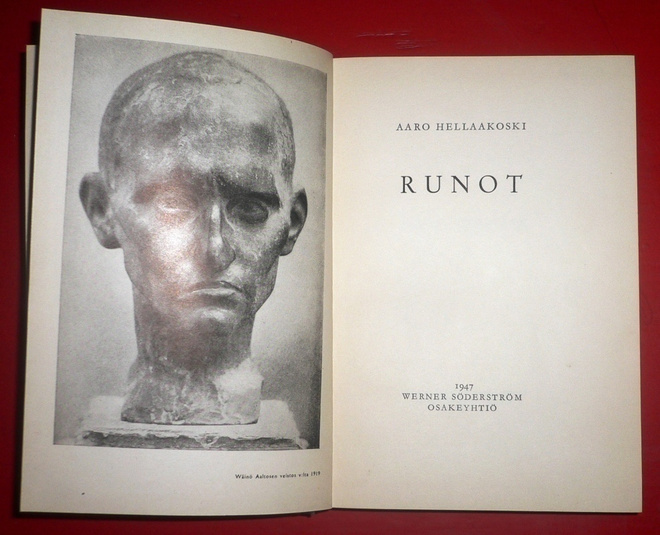 Aaro Hellaakoski : Runot  1947 1.p.