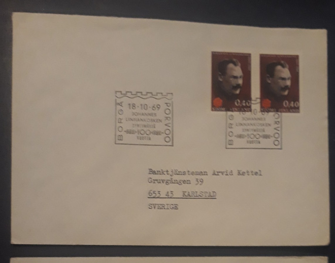 1969  Linnankoski FDC merkkiparilla