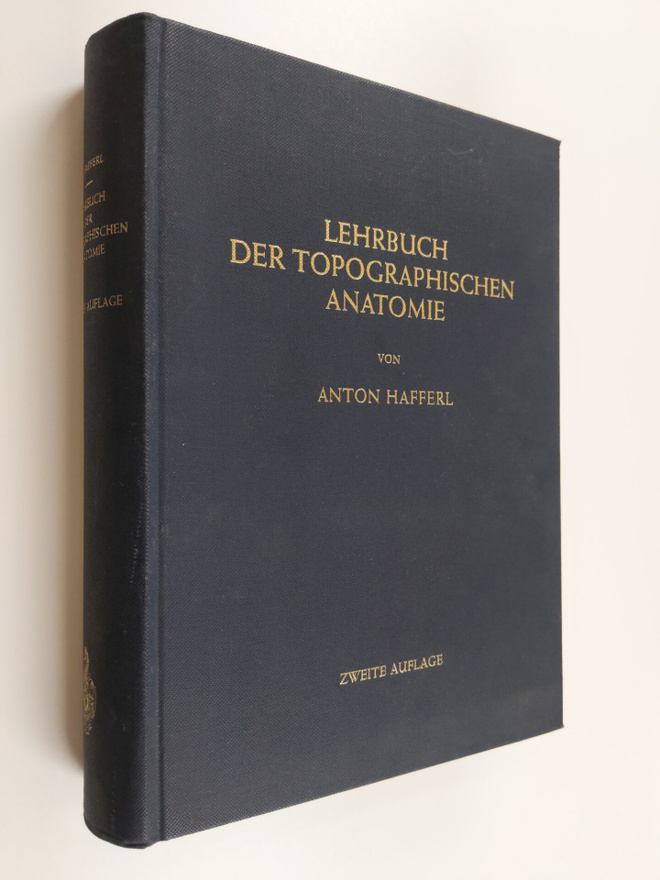 Anton Hafferl : Lehrbuch der topographischen anatomie