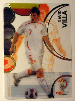 DAVID VILLA 2008 Euro Austria-Switzerland Panini
