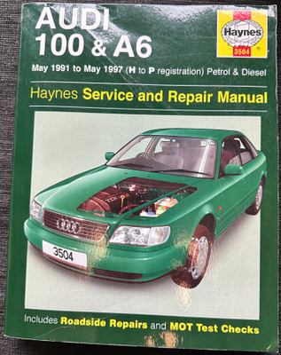 Haynes 3504 Audi 100 & A6 1991 - 1997 korjausopas