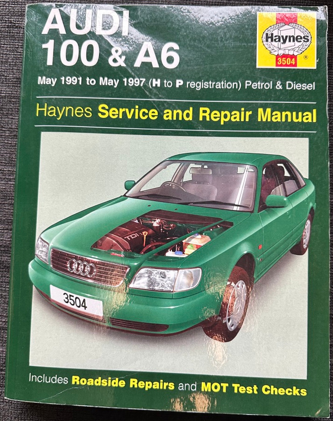 Haynes 3504 Audi 100 & A6 1991 - 1997 korjausopas