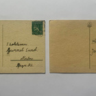 Kaksi kulkenutta joulukorttia (1940-luku?) - pikkukuva 2