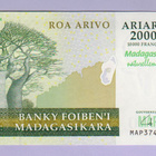 Madagascar 2000 Francs v.2007 UNC P-93 (Comm.) - pikkukuva 1