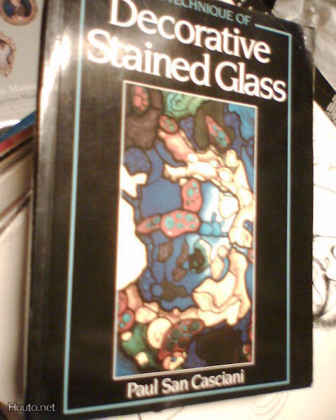 Casciani DECORATIVE STAINED GLASS ( 1 p. 1989 ) Sis. pk:t