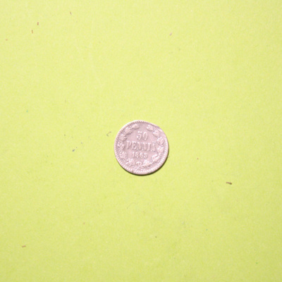 Hopea 50 Penniä 1865