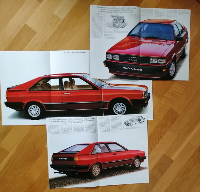1981 Audi Coupe esite - 26 sivua - KUIN UUSI