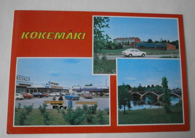 Kokemäki, Kumo, monikuvapk (mm. silta, ostoskeskus), p. 1983
