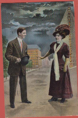 Neito ja herra kohtaavat kadulla - kulk v 1907