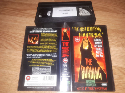 The Burning vhs