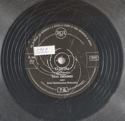 Savikiekko 1958 - Vieno Kekkonen - RCA R 568