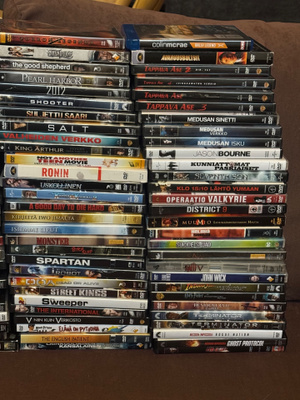 myydään 157 kpl dvd elokuvaa