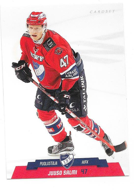 2017-18 CardSet #7 Juuso Salmi  HIFK