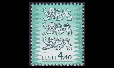 Eesti 376I ** Käyttösarja leijonat -00 (2000)