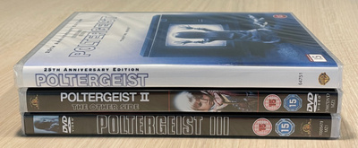 Poltergeist Trilogia (1982-1988) 3DVD (UUSI)