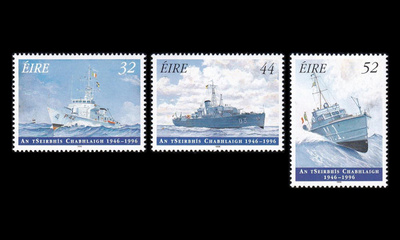 Irlanti 955-7 ** Laivasto 50v (1996)