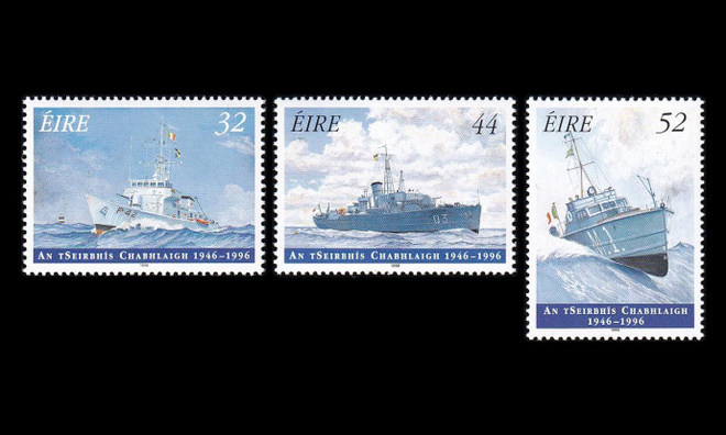 Irlanti 955-7 ** Laivasto 50v (1996)