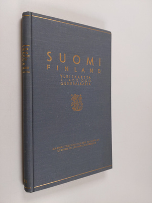 Suomi Finland yleiskartta 1:400000