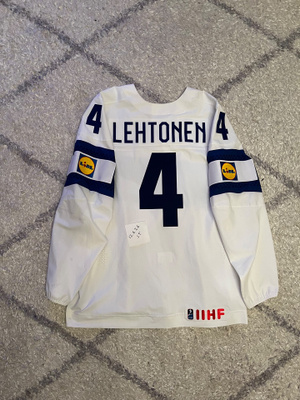 Mikko Lehtonen Game Worn Pelipaita