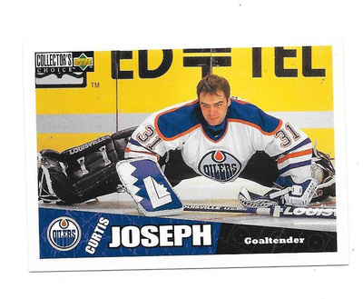 96-97 Collector`s Choice #90 Curtis Joseph Edmonton Oiler MV