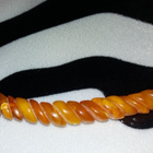Meripihka kaulakoru Amber EGG YOLK natural antique - pikkukuva 5