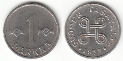 1 mk 1956 lyhyet kärjet 6 ja 9