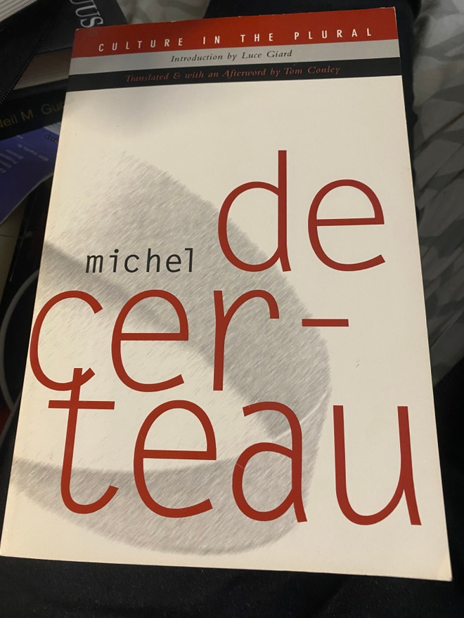 Michel de Certeau: Culture in the Plural